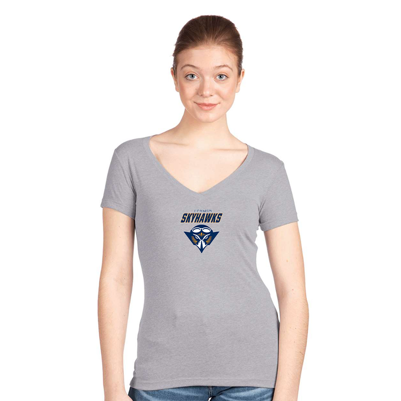 Women's Tennessee Martin Skyhawks  Next Level V-Neck T-Shirt